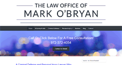 Desktop Screenshot of markobryanlaw.com